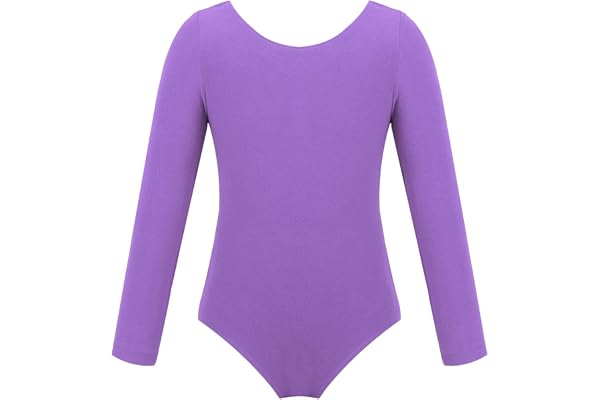 iEFiEL Barn flickor body, långärmad kortärmad gymnastikdräkt, body, balettdräkt, gymnastikdräkt, balettdräkt, balett, tröja, danskläder