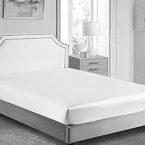 Lenzuolo Con Angoli In Raso Seta – 100% Poliestere Premium, Morbido E Lucido, Adatto A Materassi Fino A 30 Cm, Colore Nero, 90x200 Cm