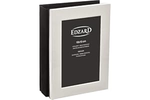 Edzard photo album Lugano, album for 100 photos 3,9 x 5,9 in, silver plated, tarnish protected