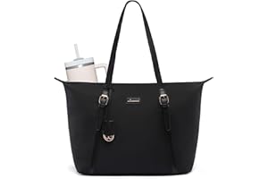 LOVEVOOK Sac a Main Femme Sacs Cabas, Léger Chic Sacs Ordinateur Portable, Grand Tote Bag pour Les Cours Lycee, Imperméable Sacoche Pour Travail étudiant Université Voyages