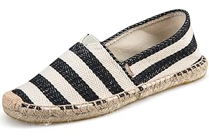 Alexis Leroy Alpargatas a Rayas de Lona para Hombre