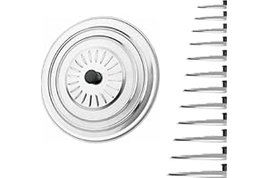 BRICOMIRAS Coperchio padella universale realizzato in acciaio inossidabile da 16 cm a 40 cm, coperchio multiuso per pentole e batterie, coperchio antispruzzi universale adattabile - Acciaio inossidabile (20 cm)