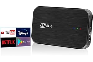 CAMECHO Carplay Wireless Adapter for YouTube Netflix Google Play Store, 2G RAM+32G ROM, 3 in 1 Convert Wired to Wireless Apple Carplay and Wireless Android Auto, Android 10, HDMI Output, Plug and Play