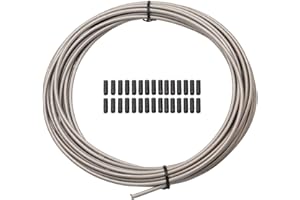 Jagwire Shift Housing 4,5 mm Lex-SL Slick-Lube (10 m) – Titanium pezzi di ricambio per adulto, Unisex, Titanio, Taglia unica