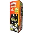 Hero Strong Tie Top Bin Bags Refuse Sacks - 75-85L x15 Bin Bags - Tear Resistant, Easy Dispense, Recycled Plastic Tie Top Bin Liners for Kitchen Garden Home and Office