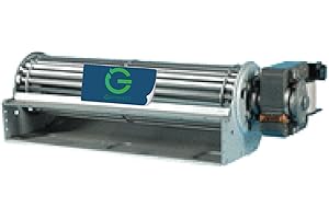 G GRIMALDI Motore Ventilatore Tangenziale Ventola per Caminetti, Stufe, Forni e Termoconvettori, 20W Lunghezza 300mm, Motore DESTRO ORARIO | Made in Italy | Silenzioso ed Efficiente