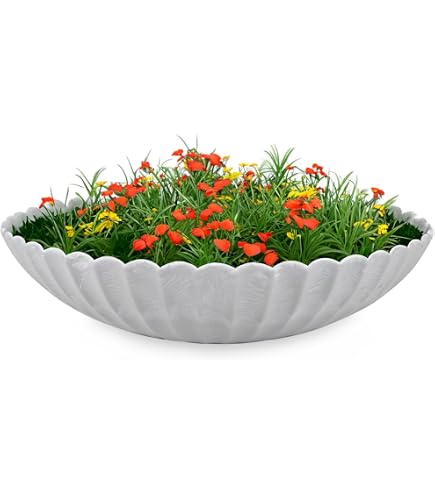 Fioriera Jessica In Plastica Rotonda, Vari Colori E Misure (da 20 A 60 Cm), Per Interni/esterni - 3