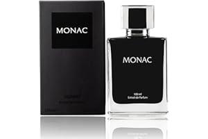 MONAC Parfum NO. 08 - OUD WOOD | Extrait de Parfum 100ml | Holziger & Warmer Herren Duft | Pheromone Parfüm mit 20% Parfümölanteil | Sandelholz & Vetiver Herrenduft [Kopfnote: Safran & Zypresse]