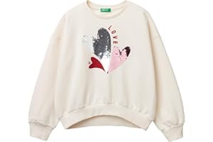 United Colors of Benetton Felpa con Cappuccio Bambine e Ragazze