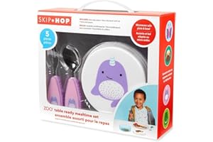 Skip Hop Zoo Table Ready Mealtime Set- Narwhal