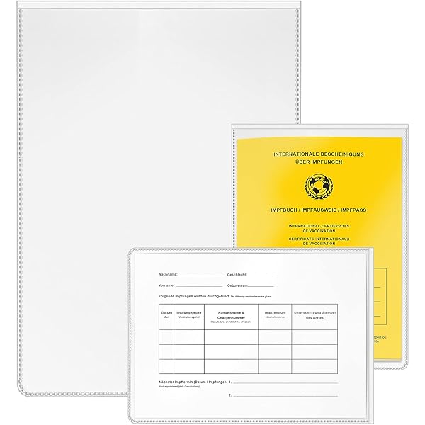 Orgaexpert Internationaler Impfpass - WHO Impfausweis Mit Schutzhülle