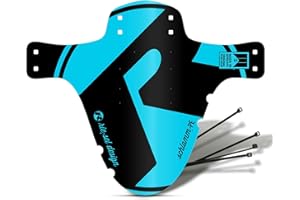 RIE:SEL DESIGN Riesel Design® Parafango - Schlamm:PE - incl. Fascette per Il parafango MTB/Elegante parafango per Bicicletta e Moderno parafango per Mountain Bike per Ogni Dimensione di Bicicletta