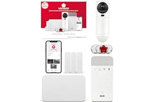 Verisure Alarme L Maison ou Appartement Connectée sans Fil – Système de Sécurité 10 Pièces avec Caméra HD Intérieure, Application Mobile, Sirène – Installation DIY Facile – Option Télésurveillance
