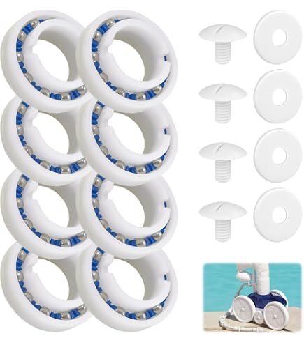 Kit Réparation Nettoyeur Piscine Zodiac Polaris 180/280 - Roues, Roulements, Sac, Queue, Compatible