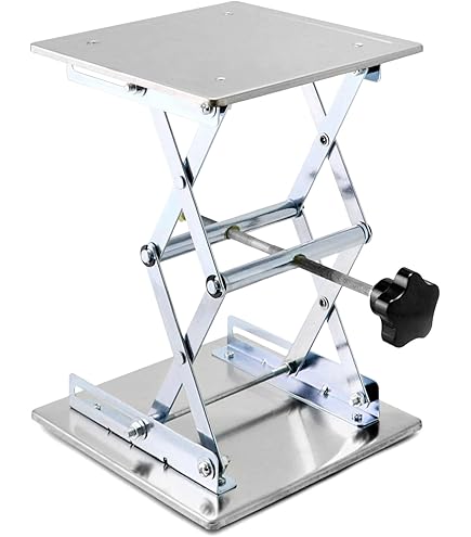 Piattaforma Di Sollevamento Per Strumenti - 90x90 Mm, Regolazione Manuale, Per Laboratorio - Foto 6