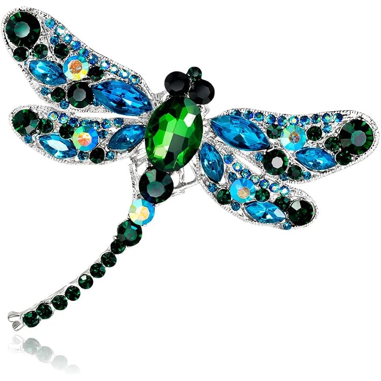 Broche Tête De Chat En émail Bleu Avec Strass - Neuf Sans Emballage, Bijou Fantaisie
