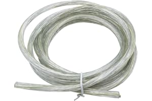 LUMENTY Fil électrique/3 Core Ronde PVC Cuivre de Câble Haute Résistance à la Température Câble d'alimentation 3 x 0,75 mm² Twin et Câble de Terre – 5 Metre Longueur de Coupe Flexible Câble Transparent