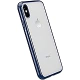 AmazonBasice Iphone Xs Case TPU + PC (Blue),Crystal Mobile Phone Case, Protective Case, Anti Scratch