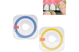 OUXING 2PCS Dental Polishing Strips,Rolls Dental Teeth Abrasive Strip,Tooth File,Teeth Sanding Grinding Tool,Tooth File Rolls,Teeth Sanding Polisher,Tooth File for Chipped Tooth,Teeth Whitening Strips