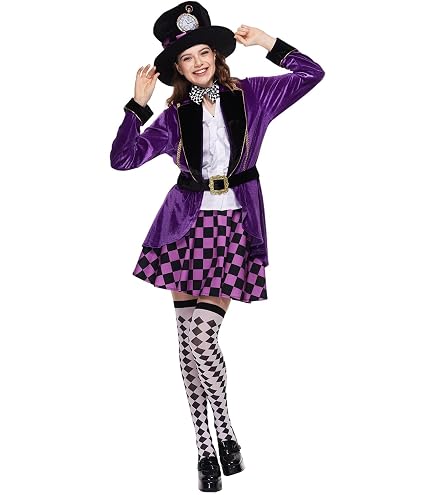 Costume California MAD HATTER Alice Nel Paese Delle Meraviglie Per Adulto - Taglia Med 8-10 - Foto 3
