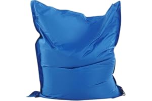 HH Home Hut Giant BeanBag Outdoor Garden Extra Large Chair Indoor Living Room Bean Bags Water Resistant Massive Floor Cushion Lounger XXL (Blue)