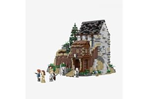 BlueBrixx Pro 108712 – Burg Blaustein, 5321 Klemmbausteine, Burg Blaustein Set Geschenk für Architektur und Mittelalter Fans, Standardsteine, Bausteine der Burg Blaustein-Serie