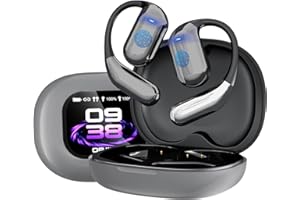 WINGFLY AI Auricolari di Traduzione in Tempo Reale, AI Cuffie Traduzione con 144 Lingue, Auricolari Traduttori Aperti con APP Adatti a iOS e Android, Dispositivo di Traduzione per Viaggi Affari (Grigio)