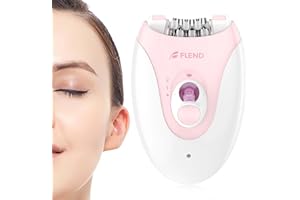 BUBBACARE Facial Epilators for Women, Facial Hair Remover with 2 Speed Settings, Mini Cordless Electric Facial Hair with LED Light, Hair Removal Device for Face, Armpit, Leg, Arms, Bikini