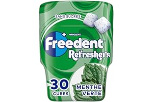 FREEDENT® Refresher Menthe Verte boite de 30 cubes 67g, carton de 24