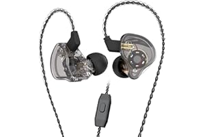 keephifi CCZ Melody - Monitor intraural, auriculares híbridos dinámicos con doble controlador en el oído, 1BA+1DD, auriculares con cable HiFi para músicos, actualización IEM, graves profundos,