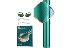 DEPLITE IPL Geräte Haarentfernung mit IGBT-Technologie, 21J Max. Energie und 600-1200NM Effizient IPL Laser Haarentfernung für Damen/Herren, Gesich, Bikini, Körper, Beine, Achseln