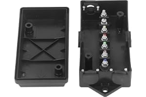 AEUN Anhänger-Anschlussdose, Auto-Anschlussdose, 7-Wege, Langlebig, Gute Abdichtung, Breite Anwendung für Fahrzeuge