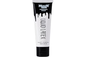 Moon Terror Lattice liquido ProFX | Trucco SFX per Halloween, funziona con sangue finto e pittura per il viso | Trucco per effetti speciali, Bianco, 50 ml (confezione da 1)