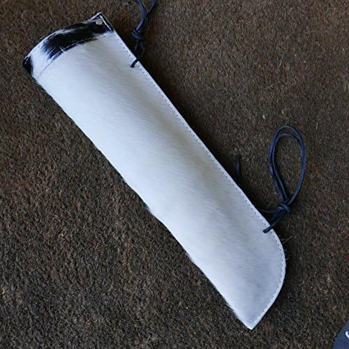 double bass bow quiver , flashed white cowhide