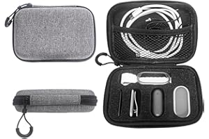 HESUPY Custodia da trasporto per PLAUD NotePin, custodia da viaggio per registratore vocale, organizer portatile, antiurto, custodia protettiva con cordino per facile trasporto, accessori per registratori