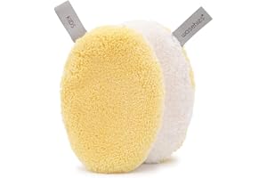 ‎WASCHIES waschies KIDS Wasch-Pads für Babys und Kinder, zur Reinigung nur mit Wasser, wiederverwendbar, hautschonend, supersoft, Made in Germany, Pastel Yellow, 2er Set