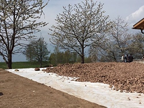 150 Gramm/m² Drainagevlies, Gartenvlies, Filtervlies 1,5 x 50 m - 3