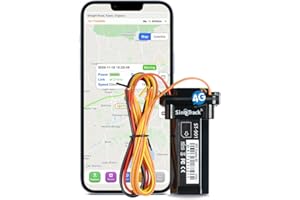 SinoTrack 4G Localizzatore GPS per Auto e Moto - Mini Dispositivo di Localizzazione in Tempo Reale, Impermeabile per Taxi - Piattaforma Gratuita di Supporto
