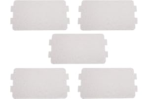 Haosie 5 Unids Placa Mica Microondas, Placa de Mica Para Microondas, Mica Microondas, Accesorios Microondas, Para Horno de Microondas Universal, 4.6x2.5 Inch