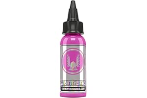 ‎VIKING-INK B&W VIKING INK - LIGHT MAGENTA 1oz (30ml) - Tinta para Tatuaje