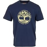 Timberland Tree Logo Lake House Graphic Tee T-Shirt, B0A5MVR4511-R