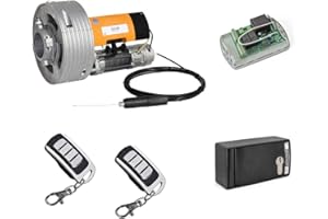 INSTALMATIC Kit completo motor persiana ACM Titan 170kg para automatizar cierre metalico comercial, persiana metalica, puerta enrollable, gran calidad.