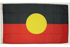 FLAGGENFRITZE Digni drapeau Australie Aborigène 90 x 150 cm