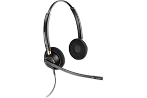 Plantronics HW520 Encorepro redukcja szumów nad głową zestaw słuchawkowy obuuszny P/N 89434-02, czarny