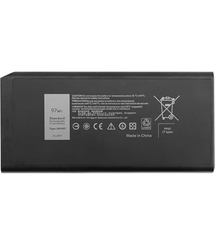 Batterymaster X8VWF 97Wh Laptop Battery For Dell Latitude Rugged 5404, 5414, 7404, 7414 – 11.1V, 9-Cell Li-Ion