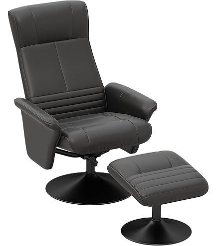 M MCombo Relaxfauteuil met ligfunctie, leesfauteuil, 360