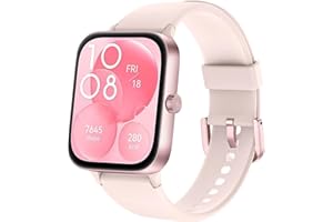 KIUVKAS Smartwatch Donna,1.95" Orologio Smartwatch con Effettua/Risposta Chiamate,140+ Sportive Fitness Tracker con Pressione Sanguigna e Monitor Sonno,IP68 Smart Watch per Android/iOS Rosa
