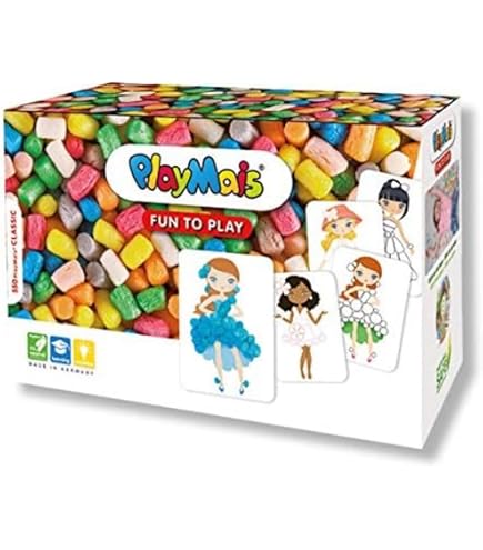 PlayMais 'Fun To Learn' ABC-Bastelbuch – Fördert Kreativität & Motorik, 100% Biologisch Abbaubar