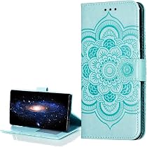 LEMAXELERS Flip-Hülle Für LG Stylo 6 – Mandala-Blumen-Design, Mit Standfunktion & Magnetverschluss