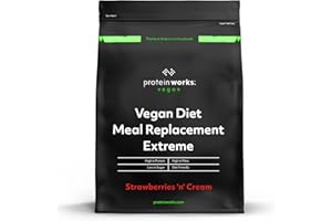 THE PROTEIN WORKS Vegan Diet Meal Replacement Extreme - Strawberries 'n' Cream - 500g